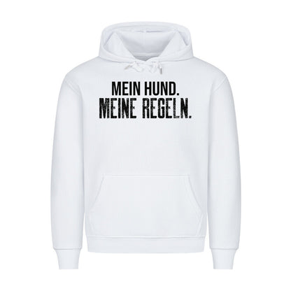 MEIN HUND. MEINE REGELN. Weiß – hunde-shirt.de