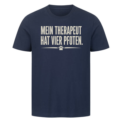 MEIN THERAPEUT HAT VIER PFOTEN. French Navy – hunde-shirt.de
