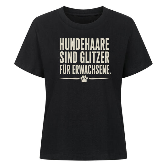 HUNDEHAARE SIND GLITZER... Schwarz – hunde-shirt.de