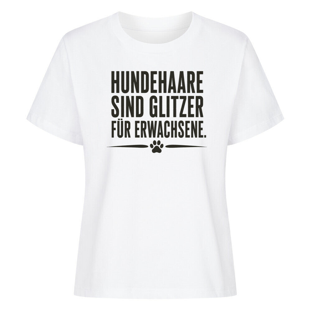 HUNDEHAARE SIND GLITZER... Weiß – hunde-shirt.de