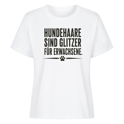 HUNDEHAARE SIND GLITZER... Weiß – hunde-shirt.de