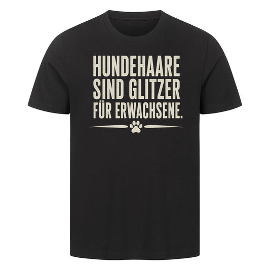 HUNDEHAARE SIND GLITZER... Schwarz – hunde-shirt.de