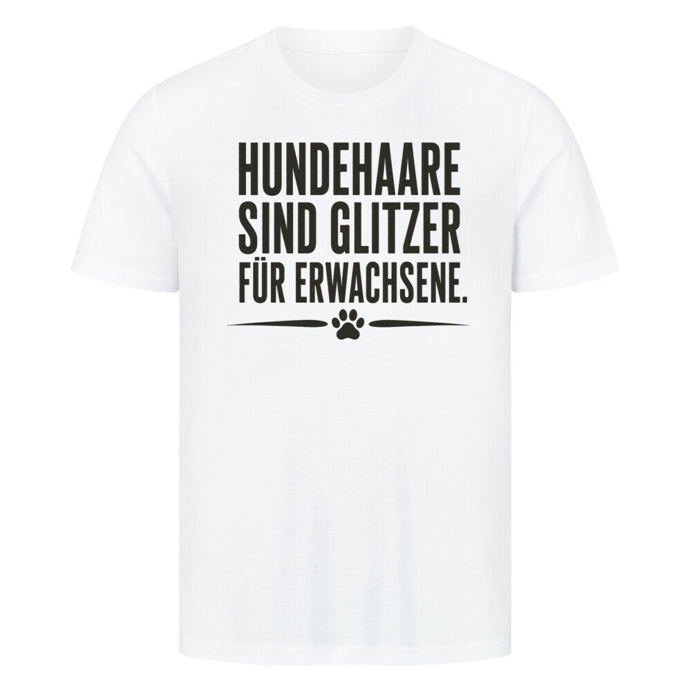 HUNDEHAARE SIND GLITZER... Weiß – hunde-shirt.de