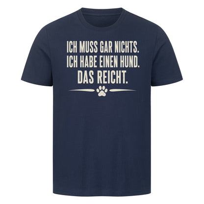 ICH MUSS GAR NICHTS... French Navy – hunde-shirt.de