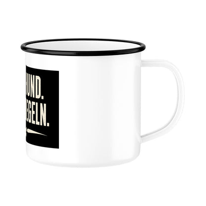 MEIN HUND. MEINE REGELN. EMAILLE TASSE. – hunde-shirt.de