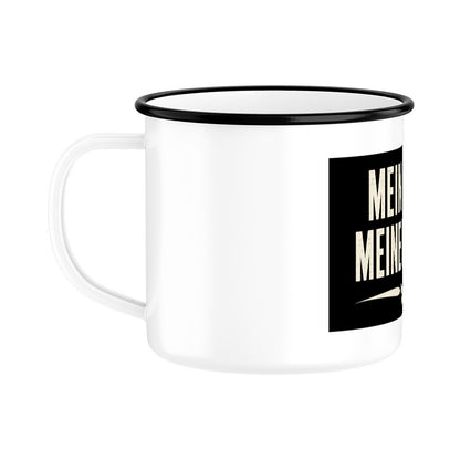 MEIN HUND. MEINE REGELN. EMAILLE TASSE. – hunde-shirt.de