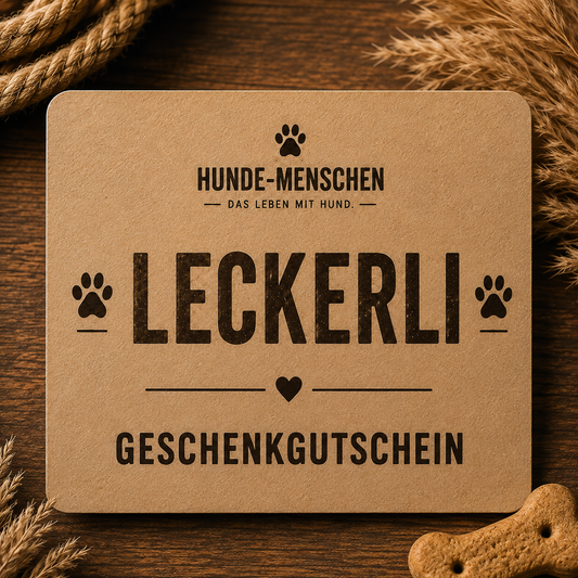 LECKERLI – Geschenkgutschein für Hundeliebhaber