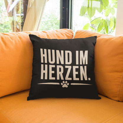 HUND IM HERZEN. KISSEN.