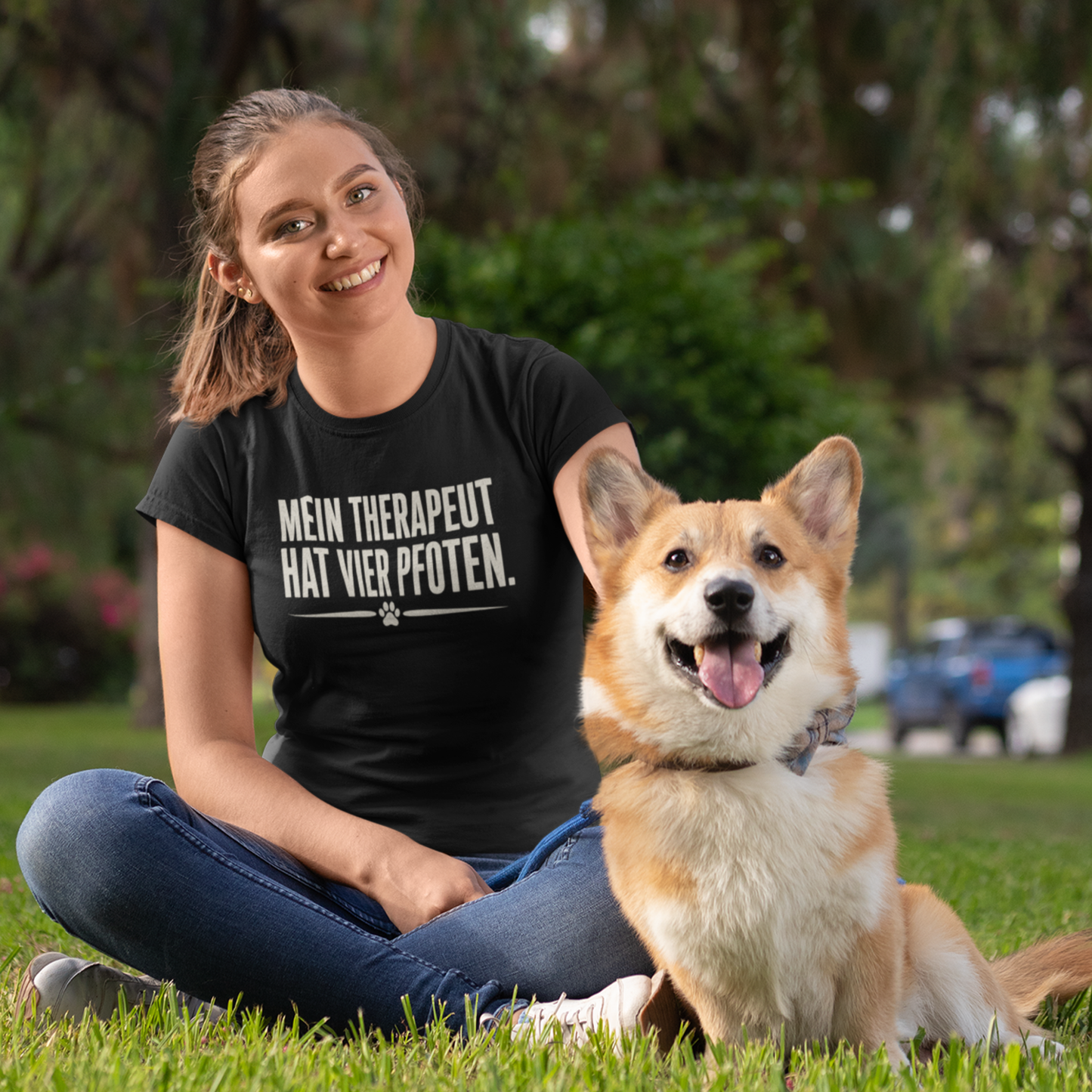 MEIN THERAPEUT HAT VIER PFOTEN. – hunde-shirt.de